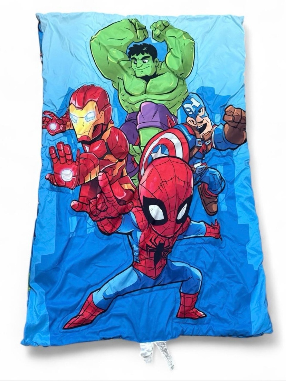 Marvel Avengers Kids Plush Blanket Comforter Spider-Man Hulk 30x55